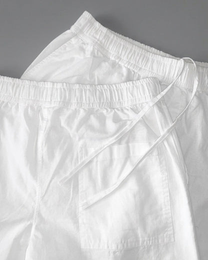 AURAZ Essential Linen Pants – Relaxed Fit Drawstring Trousers